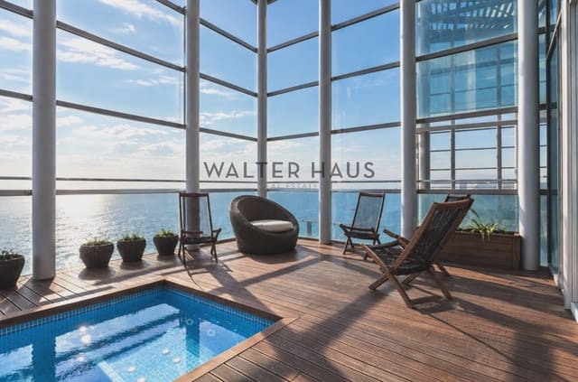3 sovrum Takvåning att hyra i Diagonal Mar i El Front Marítim del Poblenou, Barcelona stad med pool garage - 8 500 € (Ref: 10099430)