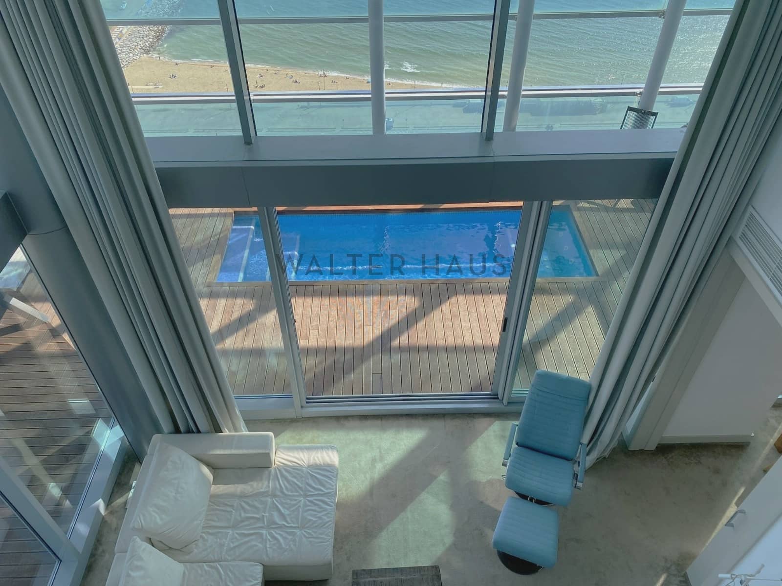 3 sovrum Takvåning att hyra i Barcelona stad med pool garage - 8 500 € (Ref: 10099430)