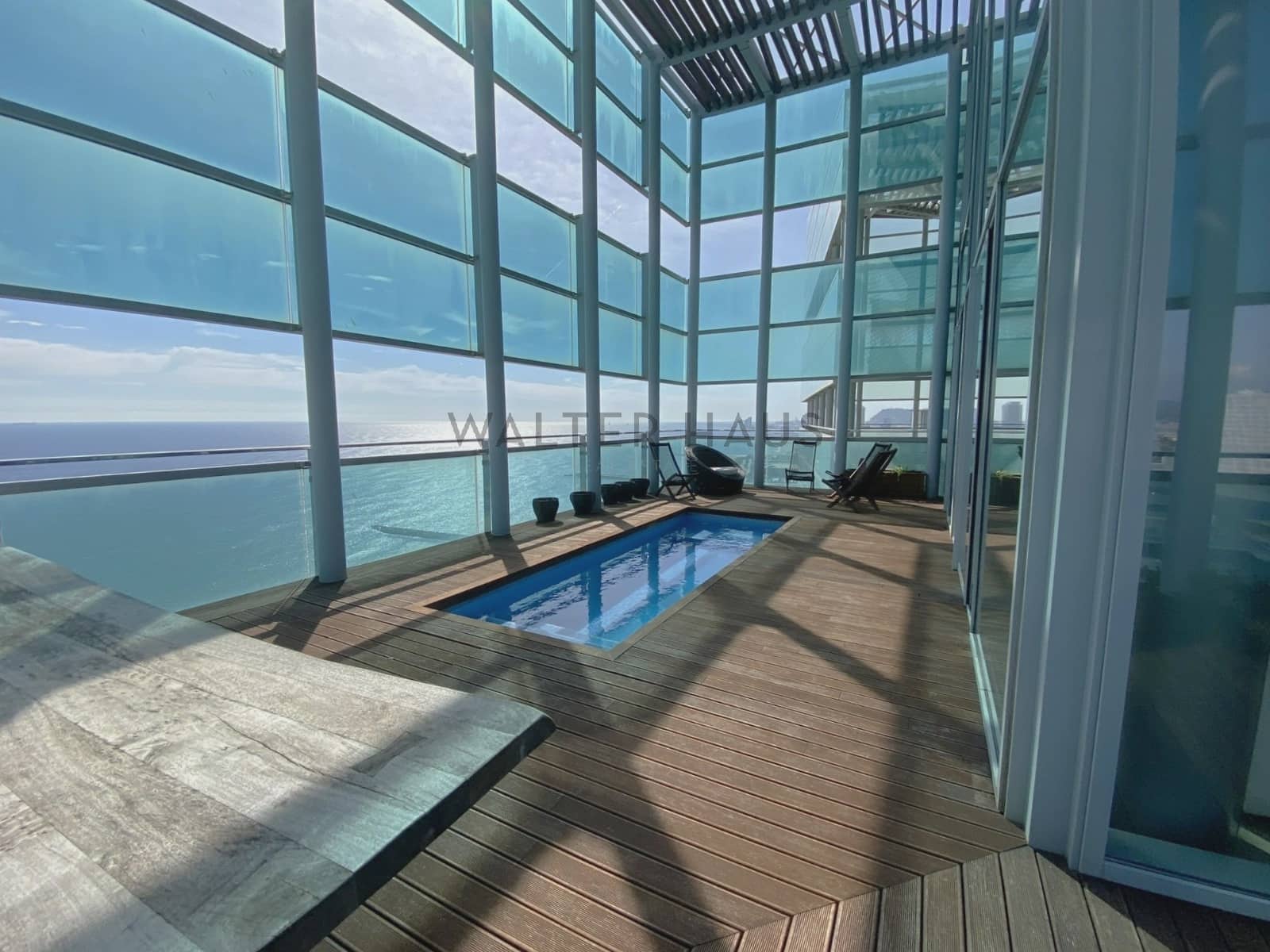 3 sovrum Takvåning att hyra i Barcelona stad med pool garage - 8 500 € (Ref: 10099430)
