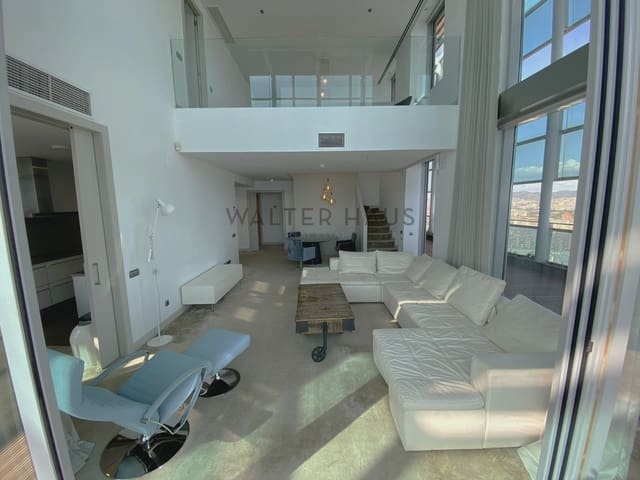 3 sovrum Takvåning att hyra i Diagonal Mar i El Front Marítim del Poblenou, Barcelona stad med pool garage - 8 500 € (Ref: 10099430)