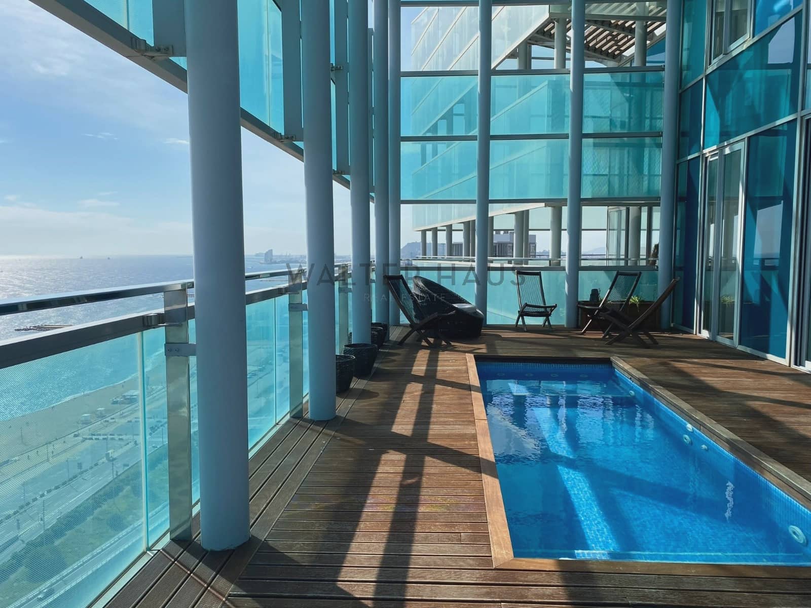 3 sovrum Takvåning att hyra i Barcelona stad med pool garage - 8 500 € (Ref: 10099430)