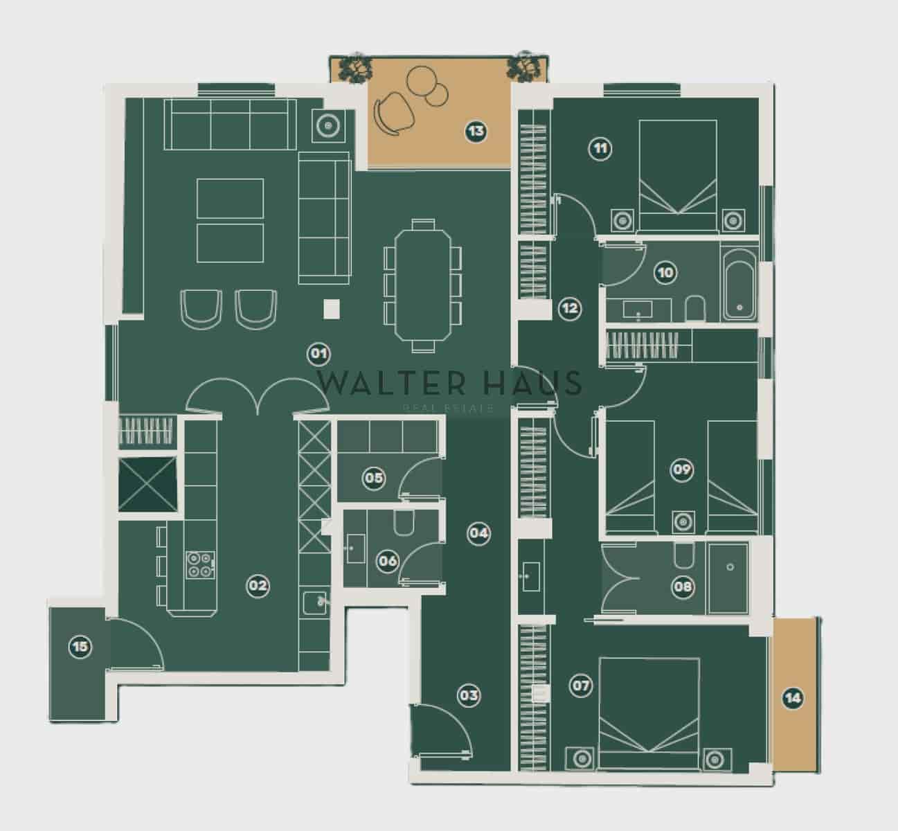 3 bedroom Flat for sale in Madrid city - € 1,750,000 (Ref: 10106551)