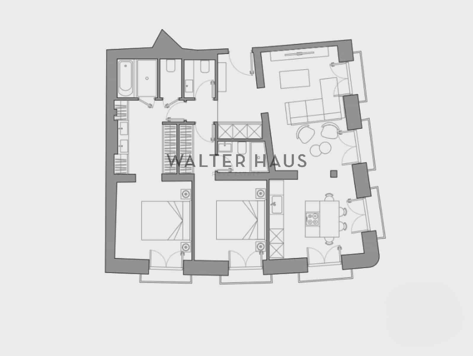 2 quarto Apartamento para venda em Madrid cidade - 1 295 000 € (Ref: 10113324)