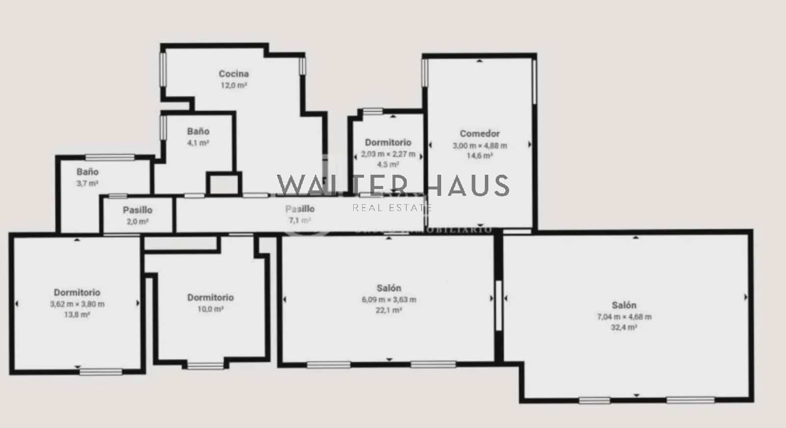 3 bedroom Flat for rent in Madrid city - € 4,500 (Ref: 10118440)