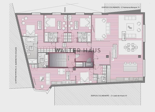4 makuuhuone Asunto myytävänä paikassa Castellana, Madrid kaupunki - 3 995 000 € (Ref: 10130973)