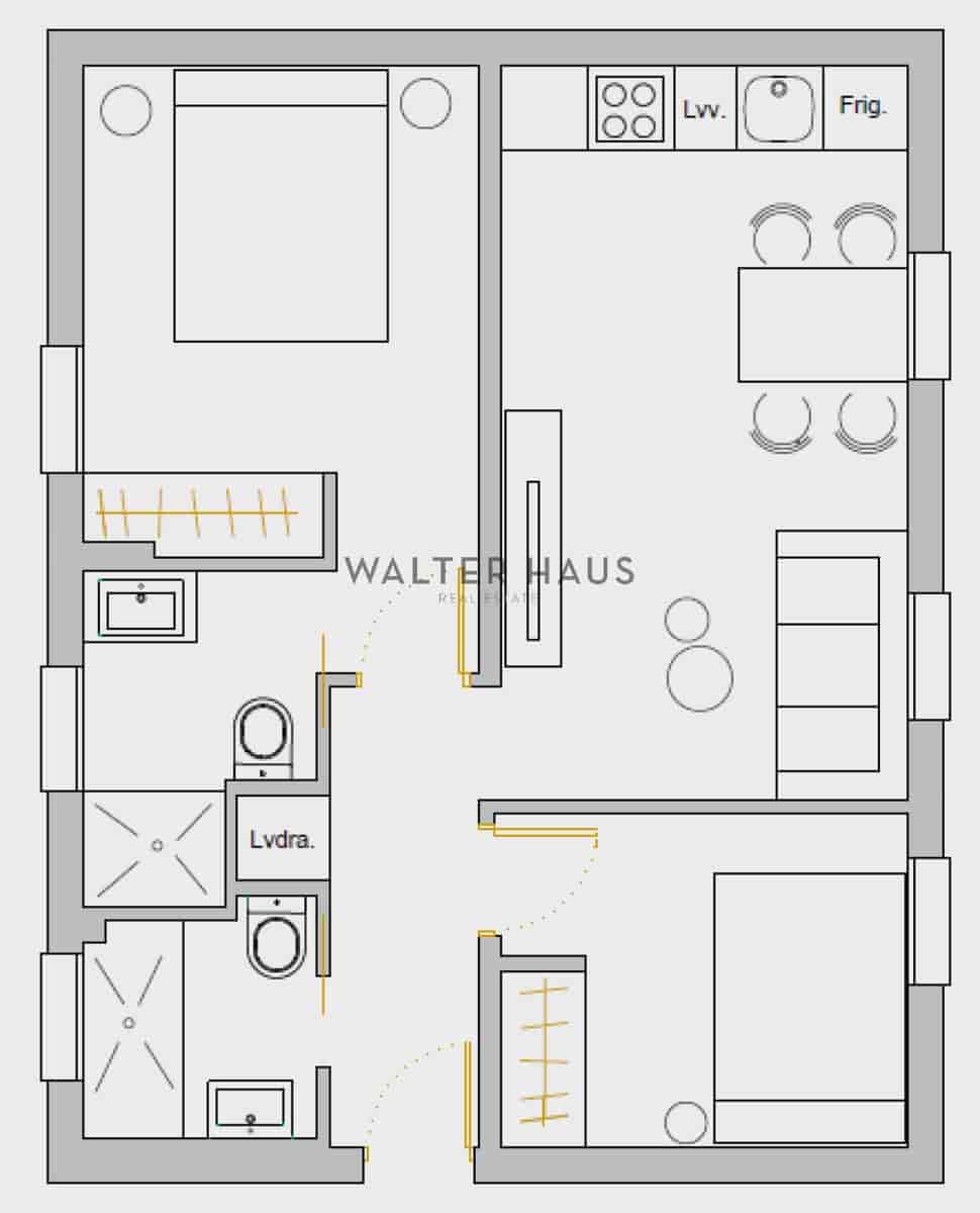 2 quarto Apartamento para venda em Madrid cidade - 690 000 € (Ref: 10136441)
