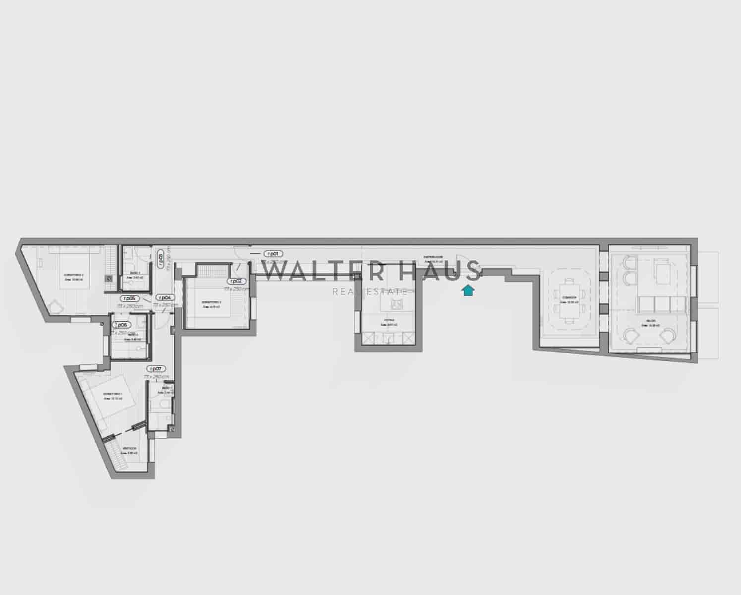3 camera da letto Appartamento in vendita in Madrid citta - 2.900.000 € (Rif: 10140048)