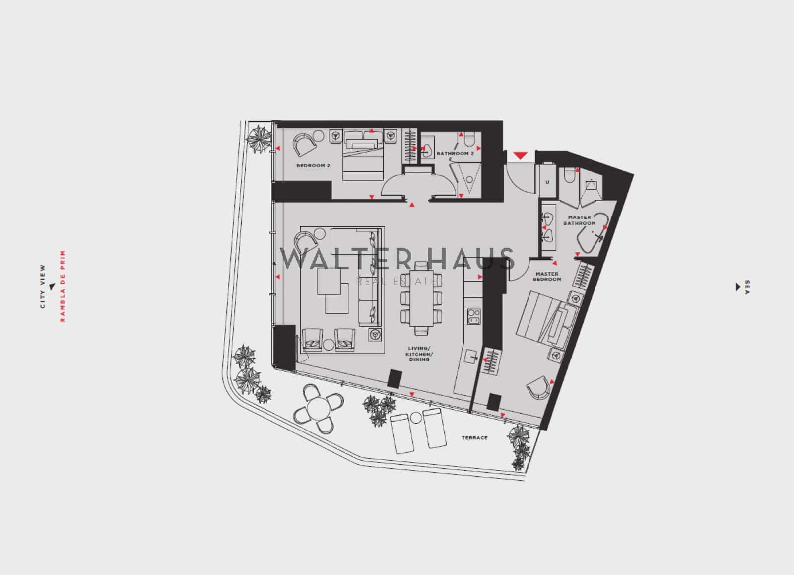 2 quarto Apartamento para venda em Barcelona cidade com piscina garagem - 1 372 500 € (Ref: 10145066)