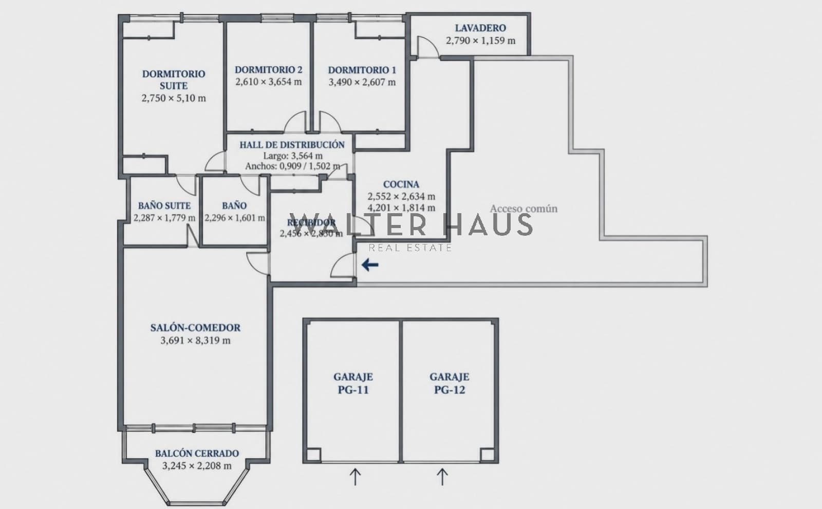 3 chambre Appartement à vendre à Madrid ville avec garage - 1 450 000 € (Ref: 10183691)