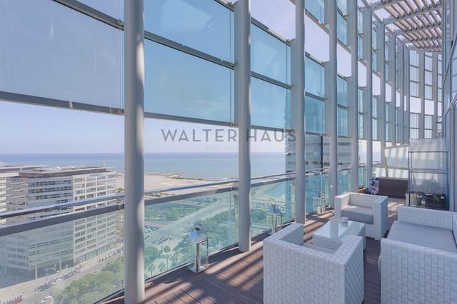 3 sovrum Takvåning till salu i Diagonal Mar i El Front Marítim del Poblenou, Barcelona stad - 2 500 000 € (Ref: 7369244)