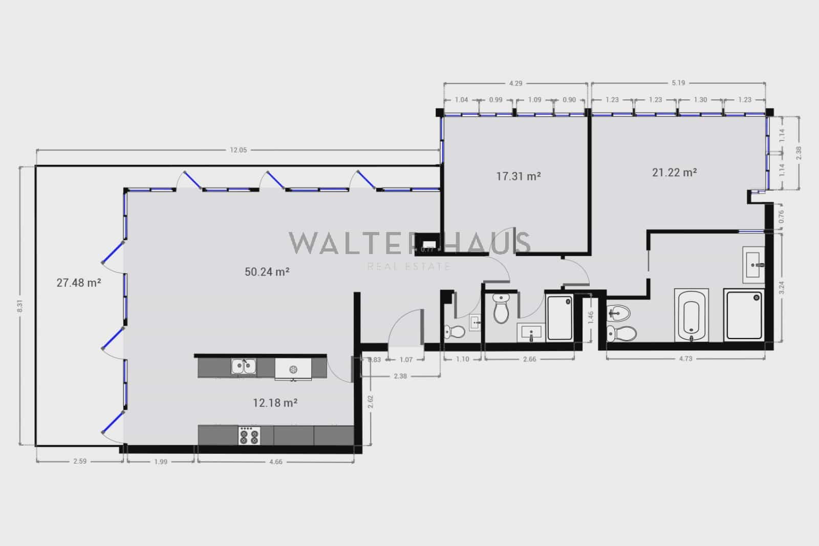 2 soveværelse Penthouse til salg i Barcelona by - € 1.900.000 (Ref: 7369271)