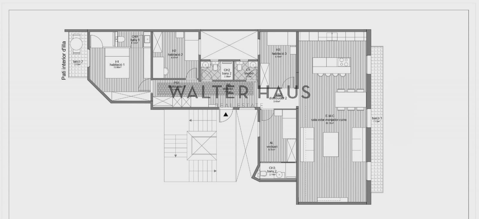 4 soveværelse Lejlighed til salg i Barcelona by - € 1.150.000 (Ref: 7369308)