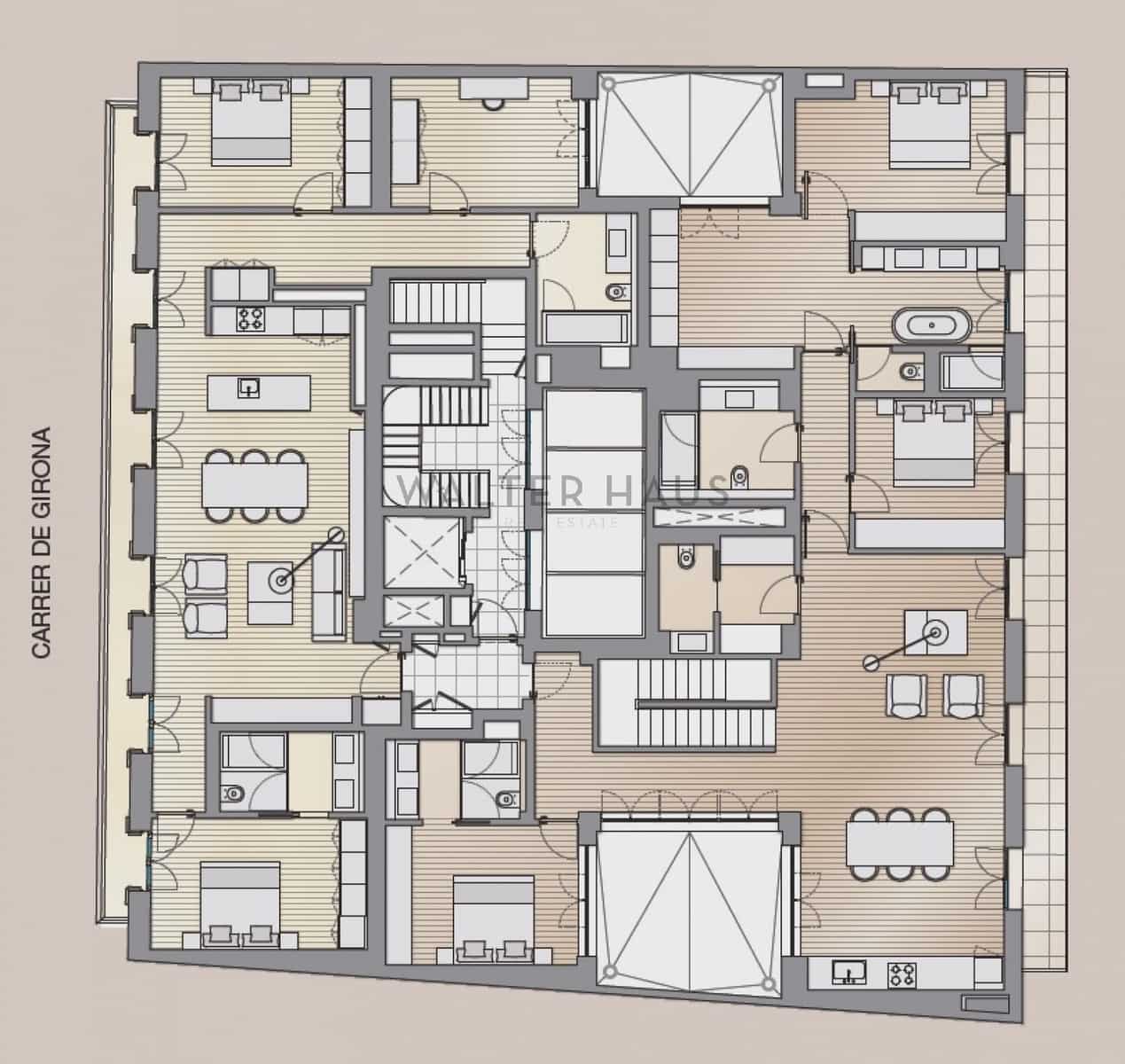 3 soveværelse Lejlighed til salg i Barcelona by - € 2.950.000 (Ref: 7392153)