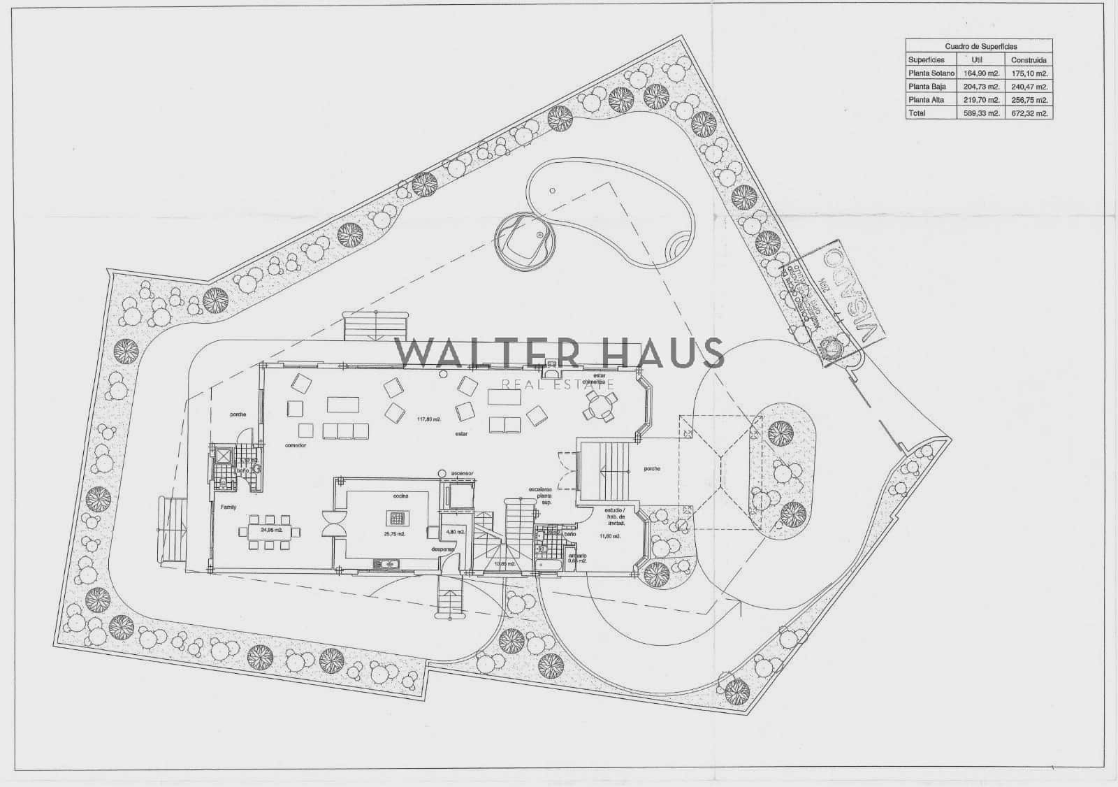 7 soveværelse Villa til salg i Madrid by med swimmingpool - € 3.250.000 (Ref: 7413821)