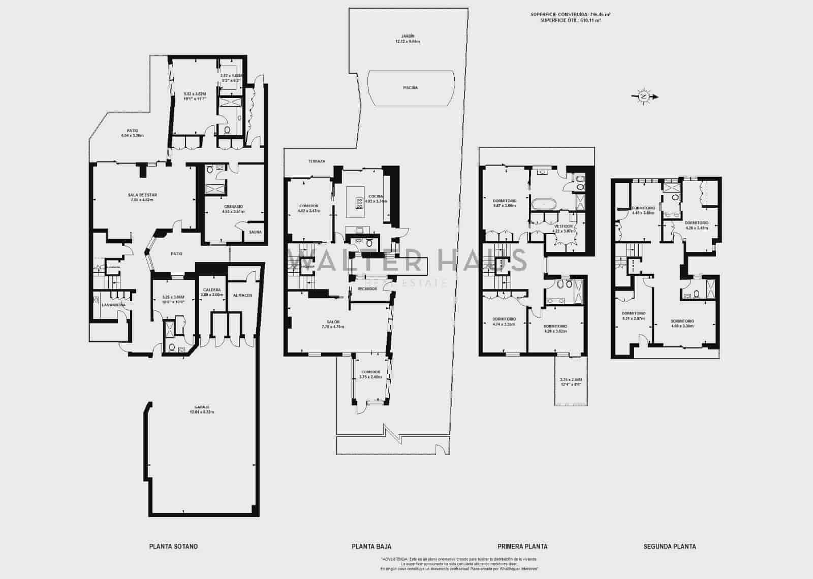 8 bedroom Villa for sale in Madrid city with pool garage - € 4,500,000 (Ref: 8035378)
