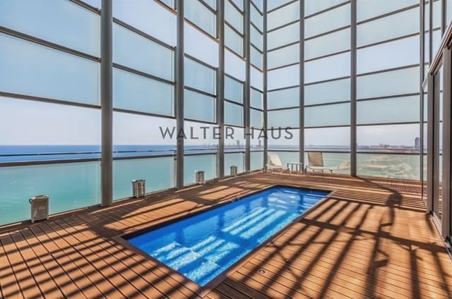 3 camera da letto Attico da affittare in Diagonal Mar i El Front Marítim del Poblenou, Barcelona città con piscina garage - 10.000 € (Rif: 8058989)