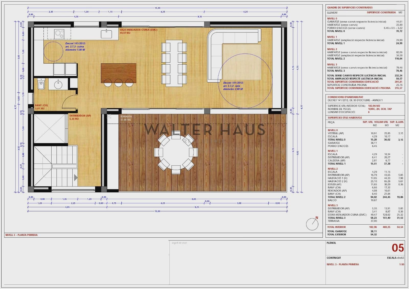 3 camera da letto Villa in vendita in Santa Cristina d'Aro con piscina - 795.000 € (Rif: 8396174)