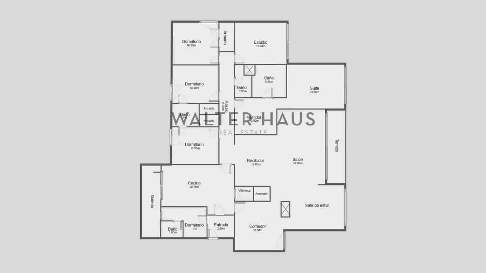 5 soveværelse Lejlighed til salg i Barcelona by - € 2.800.000 (Ref: 8438065)