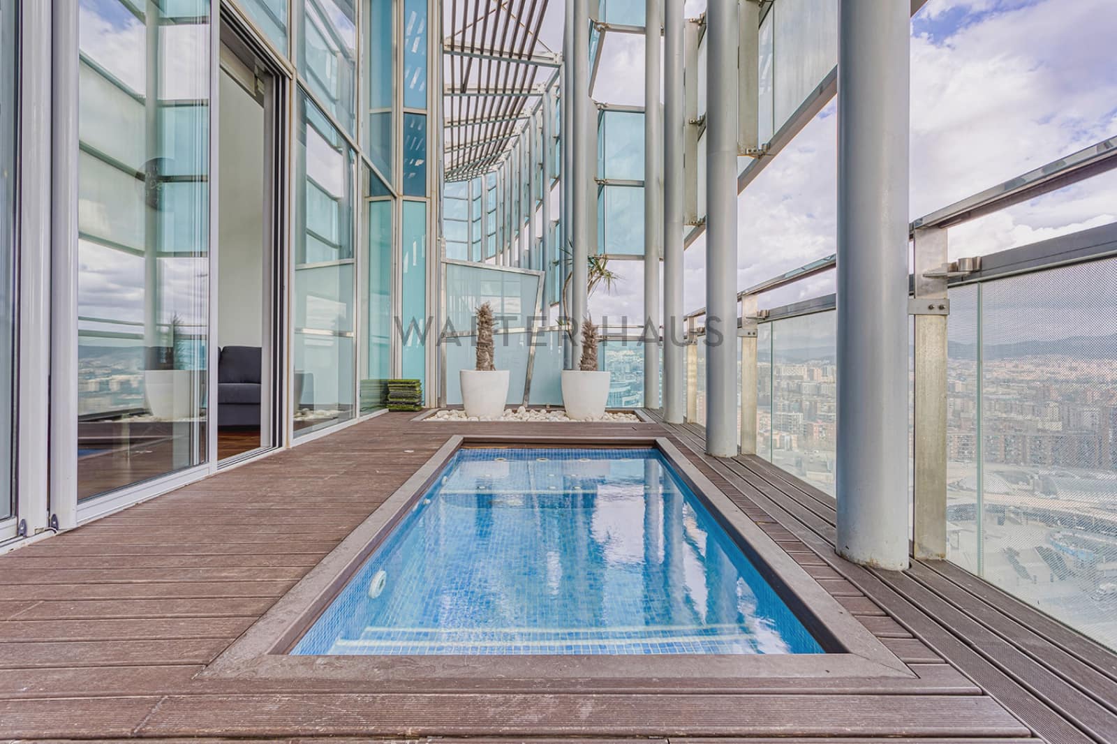 3 bedroom Penthouse for rent in Barcelona city with pool - € 5,700 (Ref: 8475540)