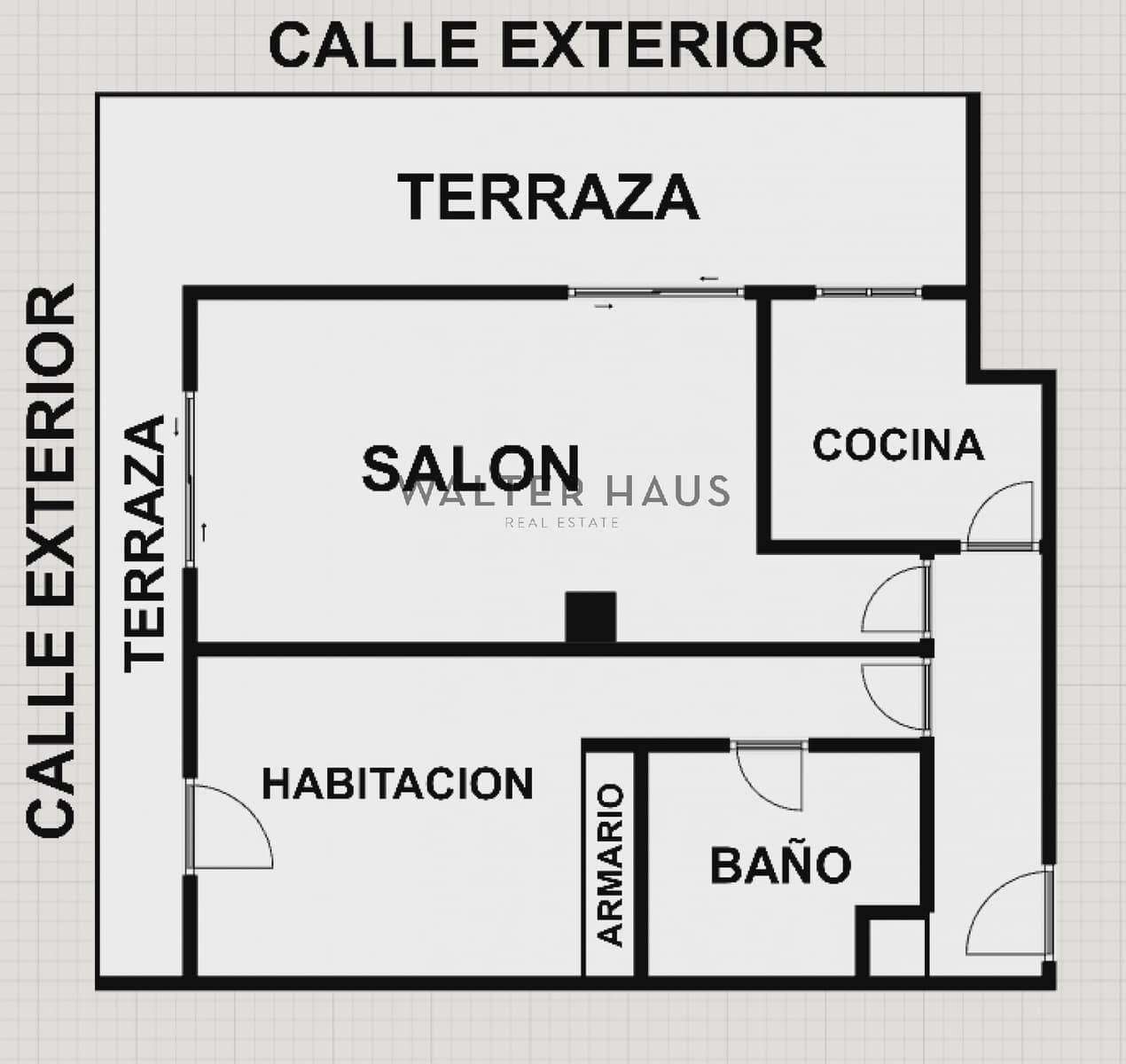 1 bedroom Flat for rent in Madrid city with pool - € 2,350 (Ref: 8532936)