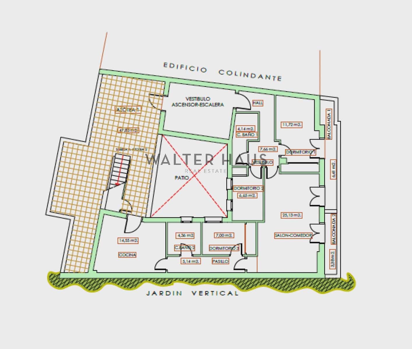 3 Zimmer Penthouse zu verkaufen in Madrid Stadt - 1.870.000 € (Ref: 8620721)