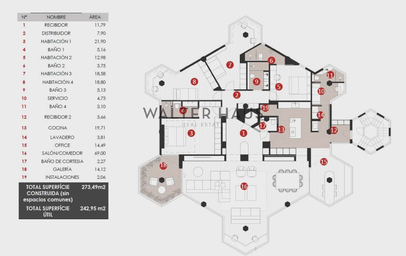 5 soveværelse Lejlighed til salg i Barcelona by med swimmingpool - € 2.755.000 (Ref: 8681422)