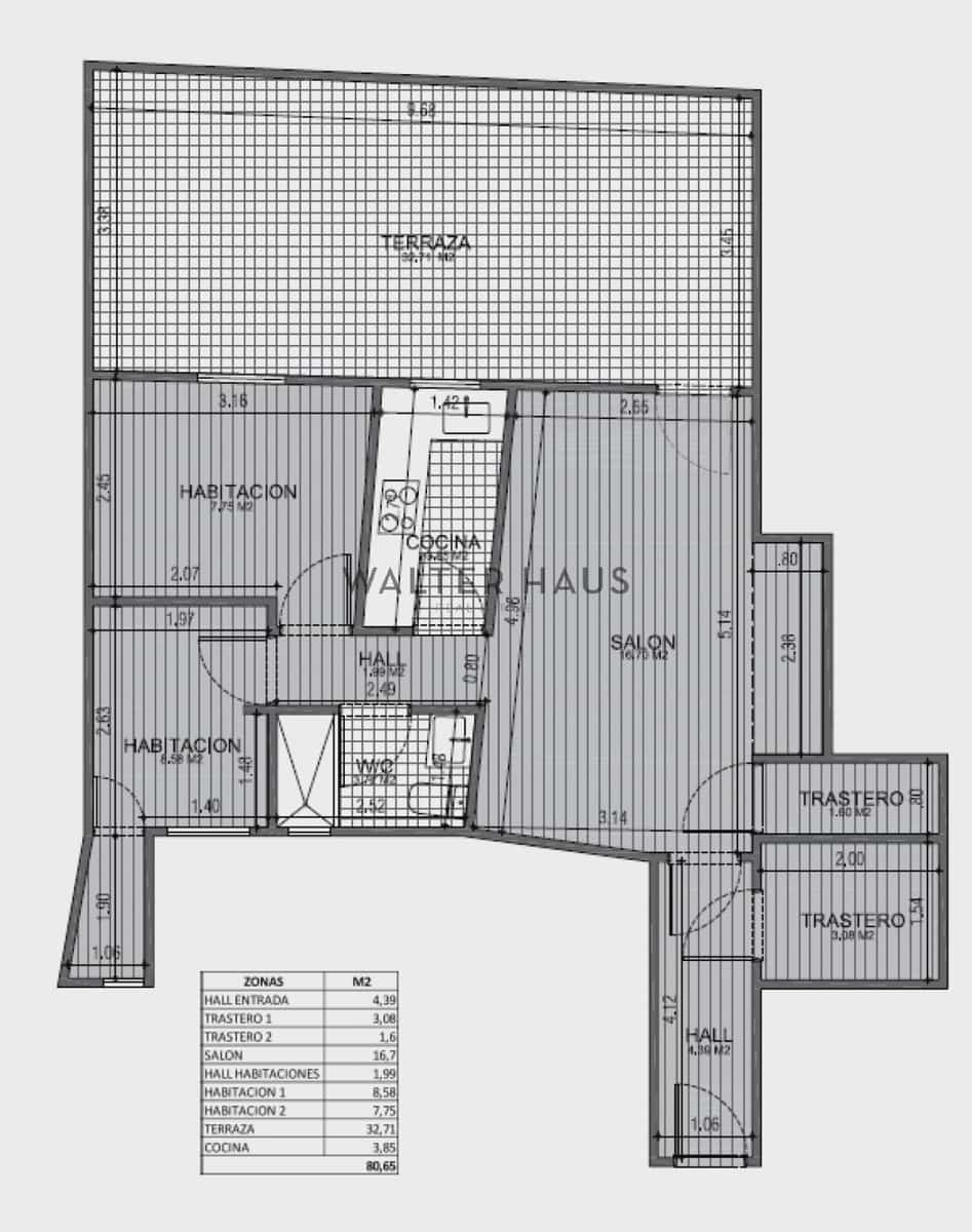 2 soveværelse Penthouse til salg i Madrid by med swimmingpool - € 1.150.000 (Ref: 8688547)