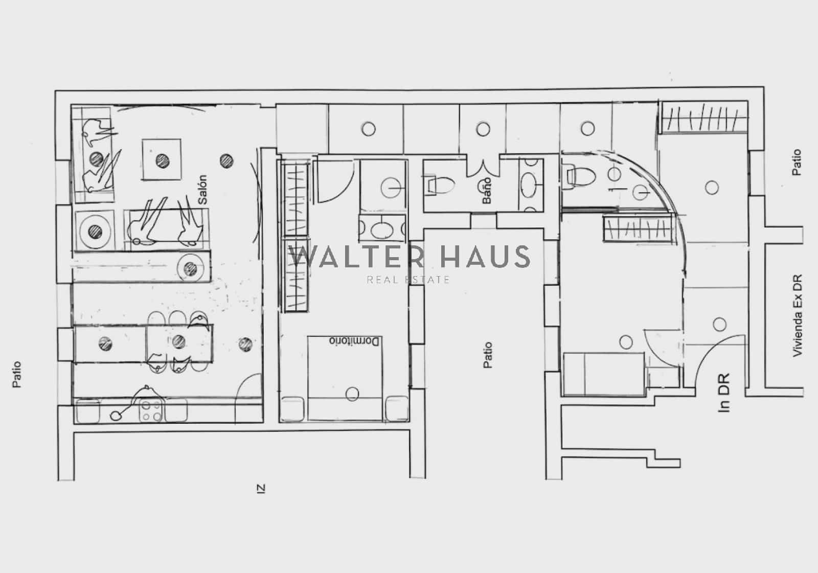 2 soveværelse Lejlighed til salg i Madrid by - € 850.000 (Ref: 8703188)
