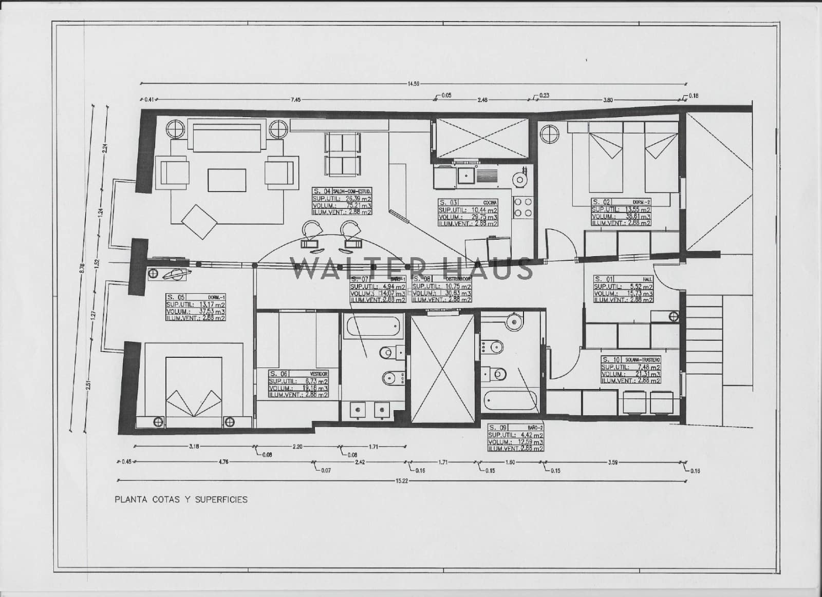 2 sypialnia Penthouse na sprzedaż w Miasto Barcelona - 1 580 000 € (Ref: 8807319)