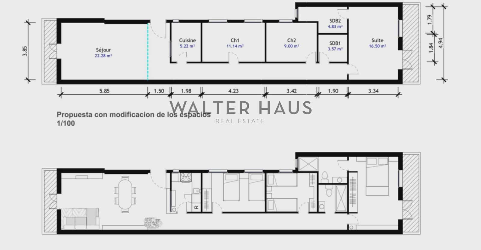 3 soverom Leilighet til salgs i Barcelona by - € 1 050 000 (Ref: 8821037)