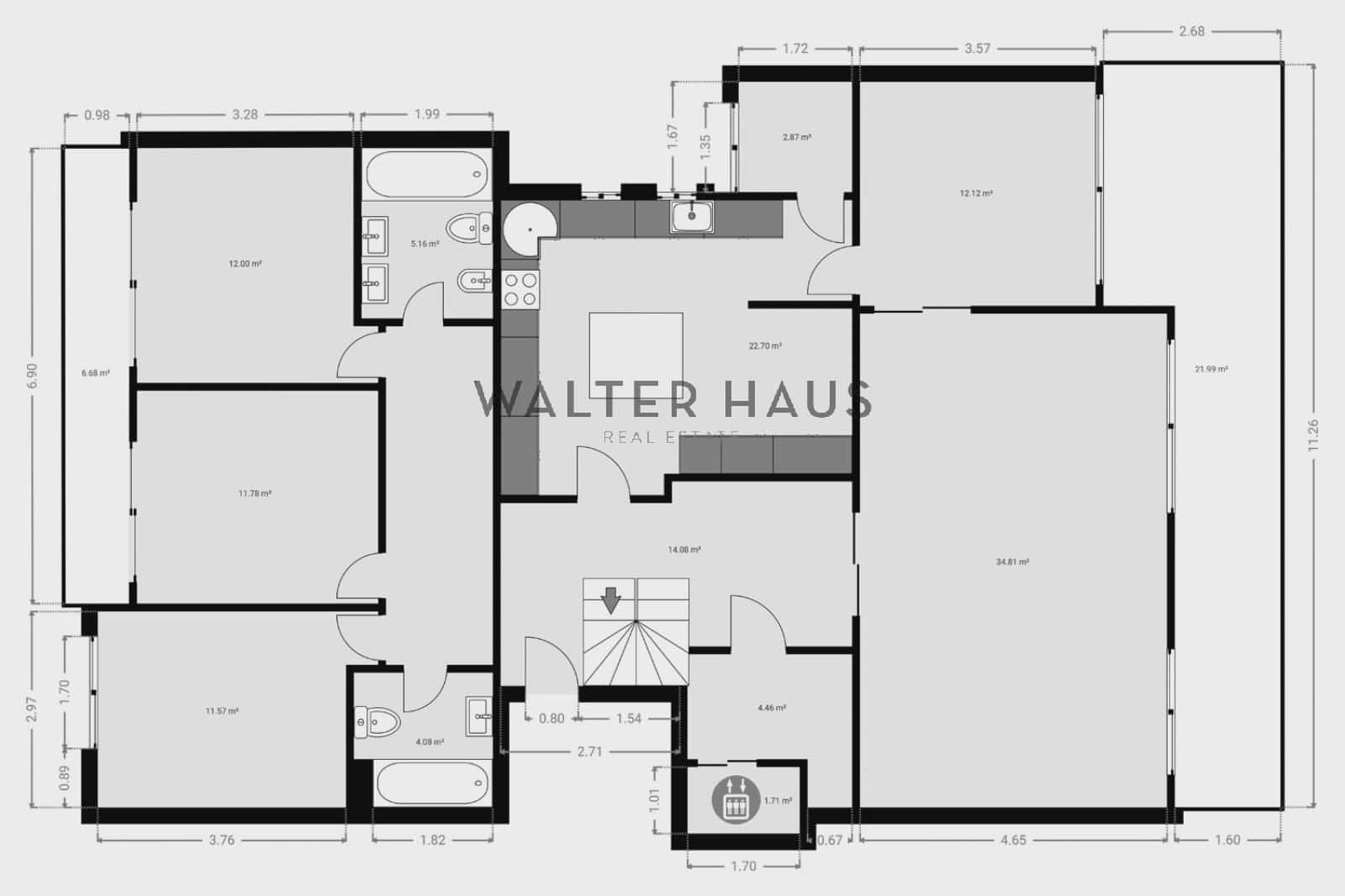 4 soveværelse Lejlighed til salg i Barcelona by med swimmingpool - € 2.500.000 (Ref: 8829927)