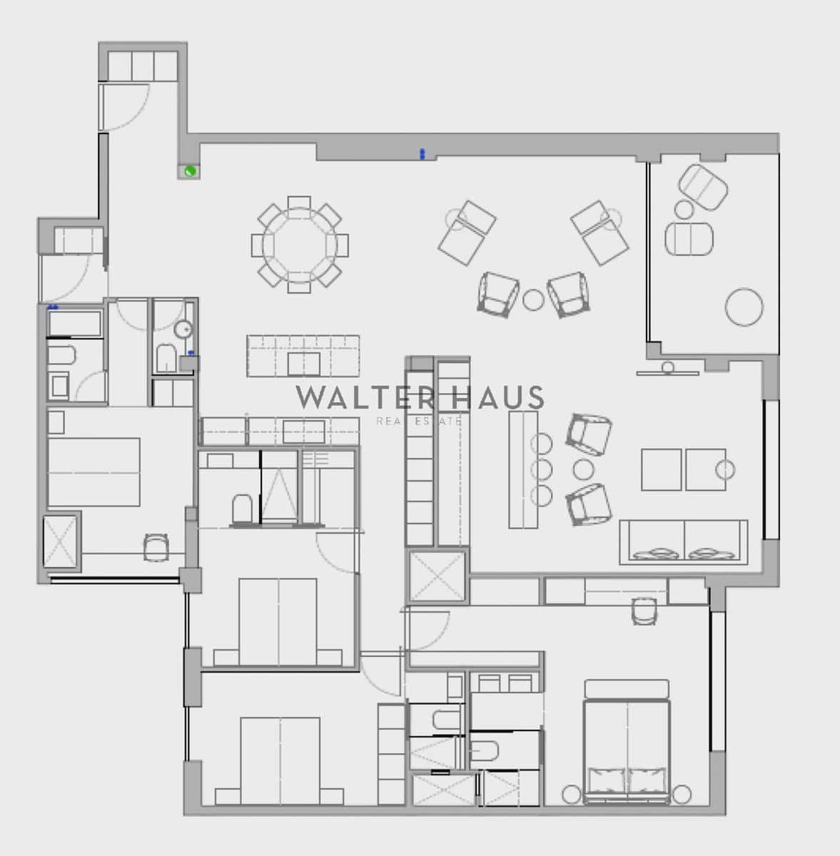 4 soveværelse Lejlighed til salg i Madrid by - € 5.100.000 (Ref: 8835528)