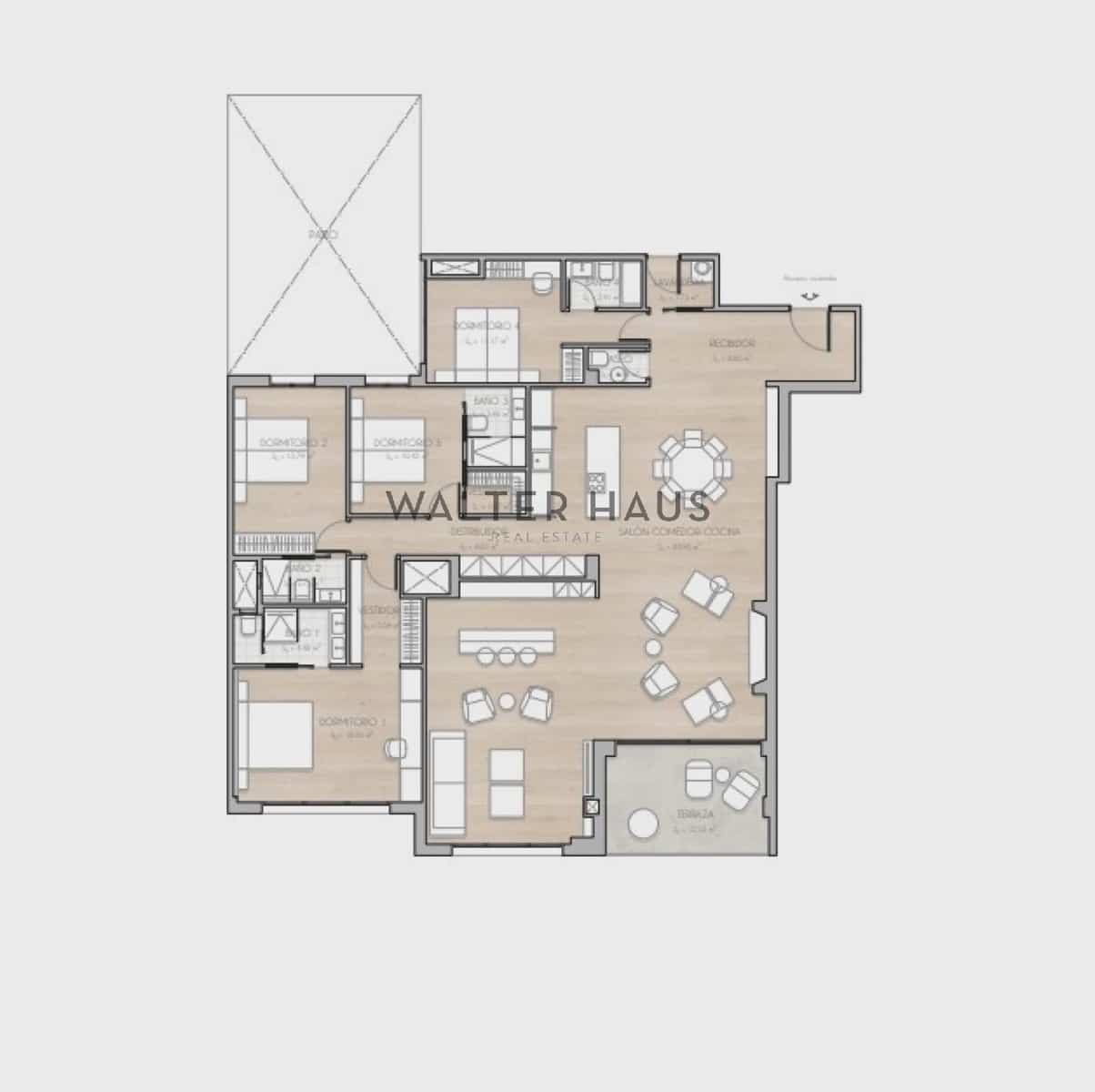 4 soveværelse Lejlighed til salg i Madrid by - € 5.100.000 (Ref: 8835528)