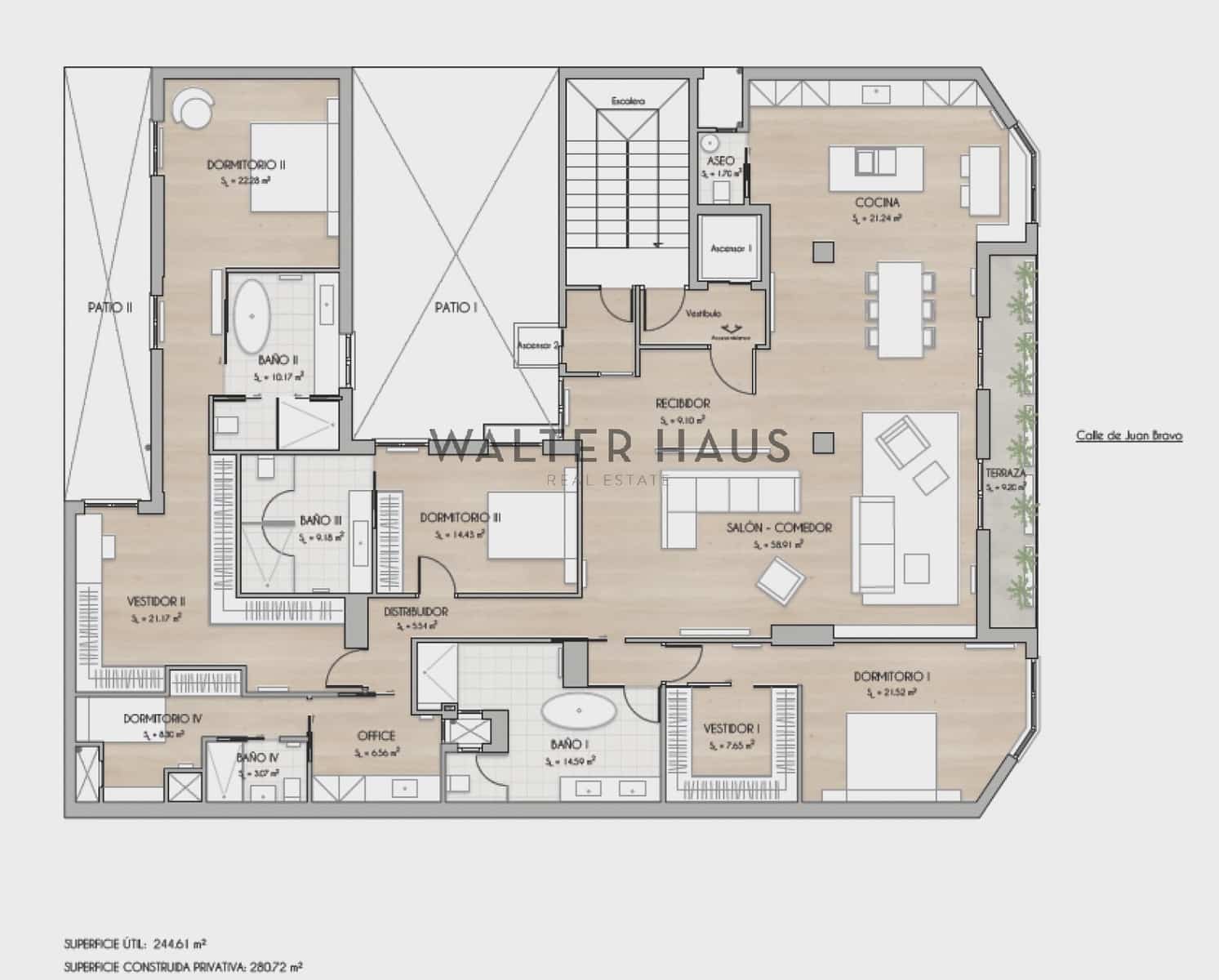 4 soverom Leilighet til salgs i Madrid by med svømmebasseng - € 4 850 000 (Ref: 8847934)