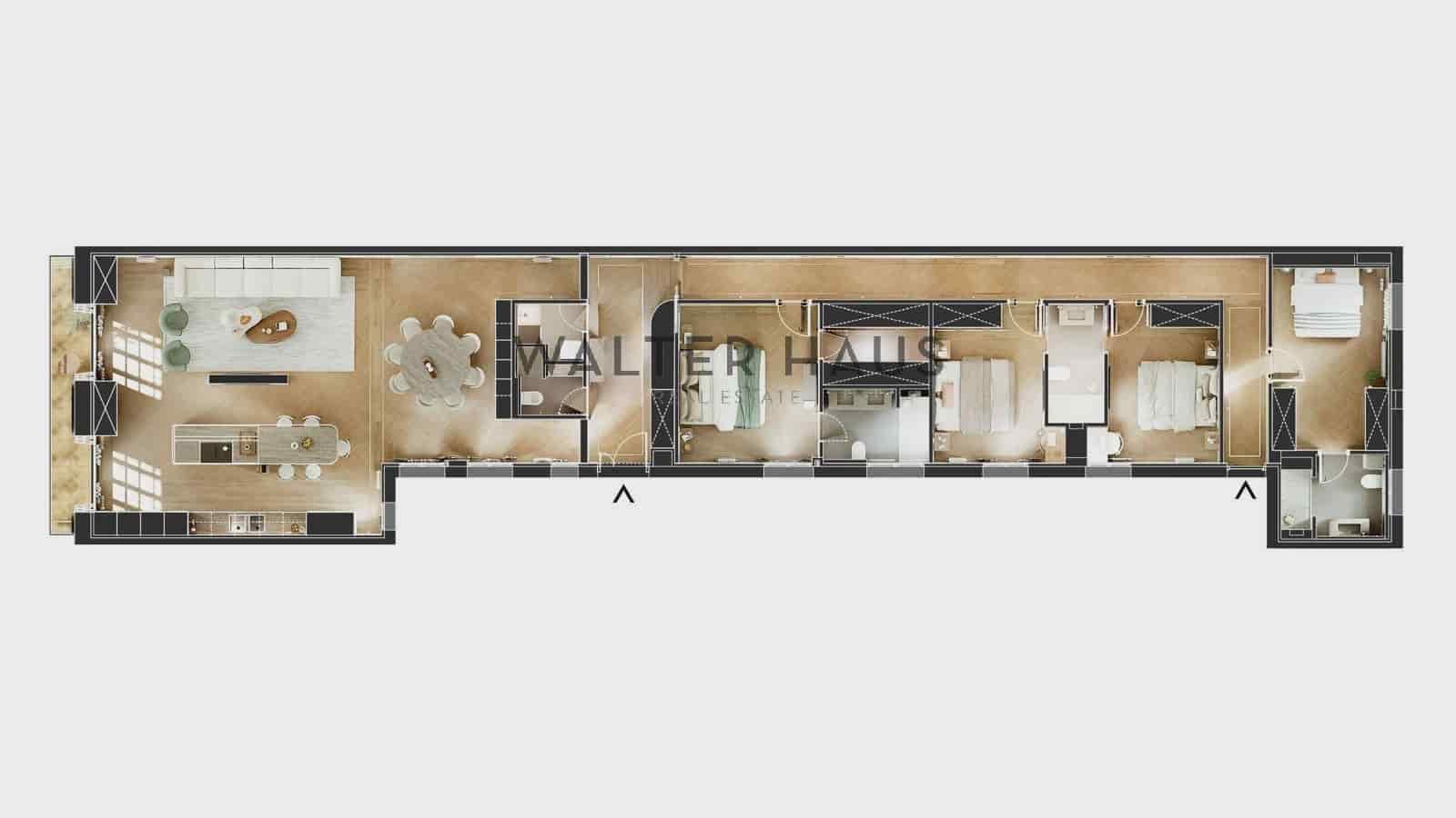 4 slaapkamer Flat te koop in Madrid stad - € 3.900.000 (Ref: 8880575)