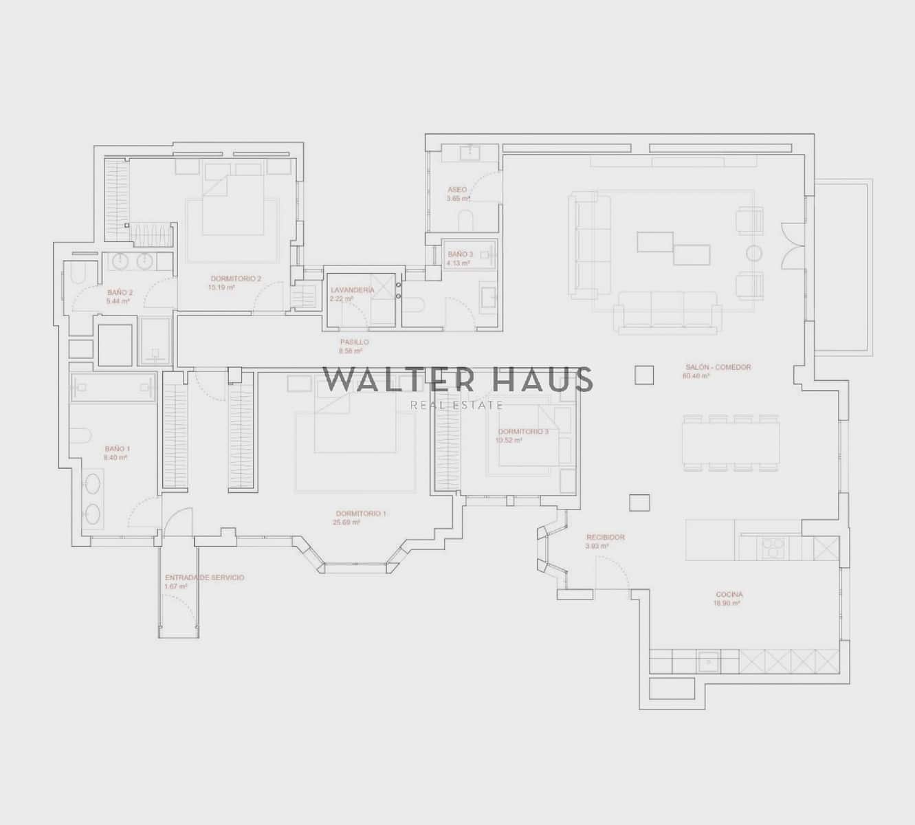 3 sovrum Lägenhet till salu i Madrid stad - 3 700 000 € (Ref: 8891956)