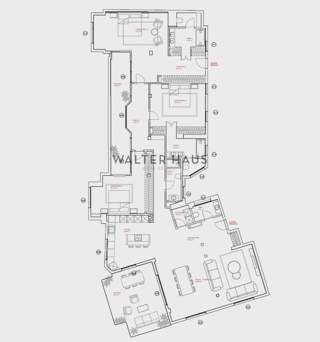 3 soverom Leilighet til salgs i Madrid by - € 3 600 000 (Ref: 8935996)