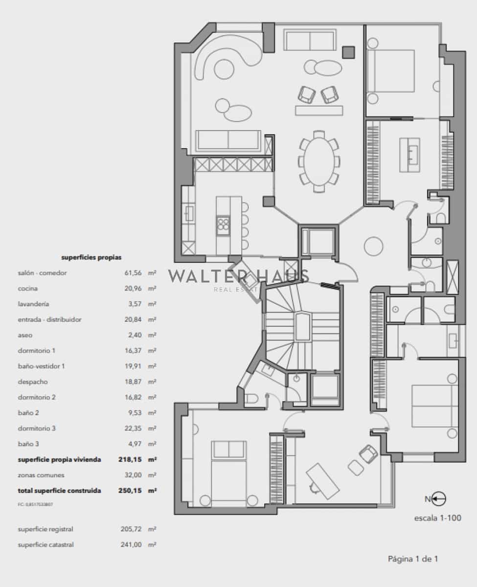 4 soveværelse Lejlighed til salg i Madrid by med swimmingpool - € 2.950.000 (Ref: 8947133)