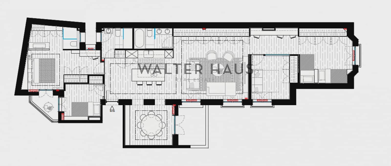 4 soverom Leilighet til salgs i Madrid by med svømmebasseng - € 2 490 000 (Ref: 8953316)