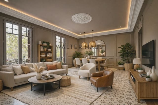 3 makuuhuone Asunto vuokrattavana paikassa La Dreta de L'Eixample, Barcelona kaupunki - 5 939 € (Ref: 8990116)