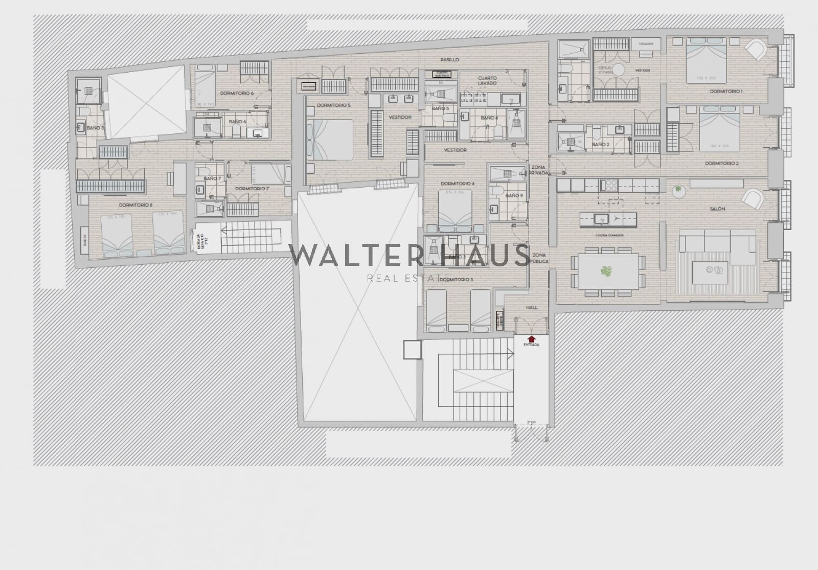 8 Zimmer Wohnung zu verkaufen in Madrid Stadt mit Pool - 2.399.000 € (Ref: 8993279)