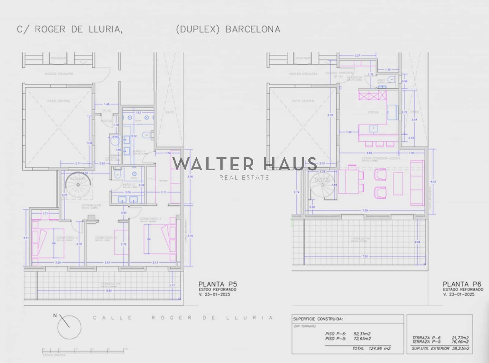 3 soveværelse Penthouse til salg i Barcelona by med swimmingpool - € 1.675.000 (Ref: 8997278)