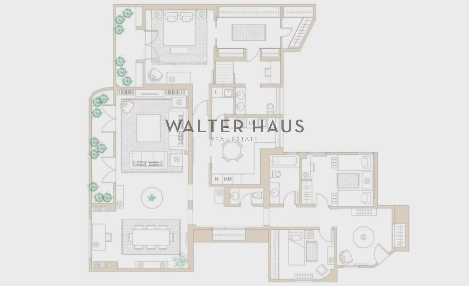 3 camera da letto Appartamento in vendita in Madrid citta con piscina - 2.350.000 € (Rif: 9006096)