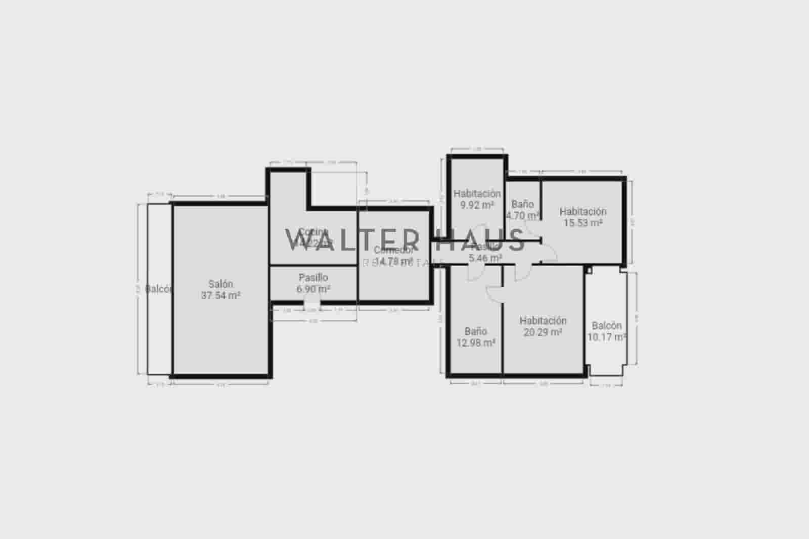 3 sypialnia Mieszkanie na sprzedaż w Miasto Barcelona - 1 330 000 € (Ref: 9016148)