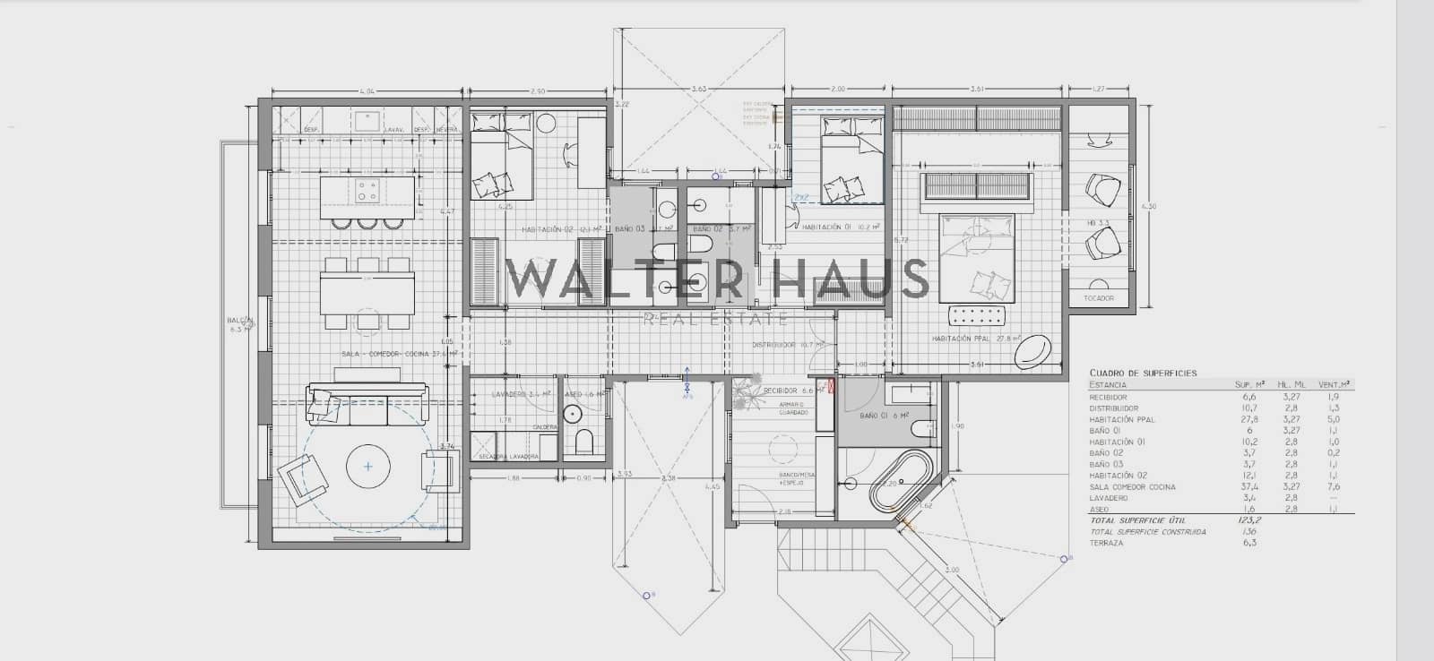 3 camera da letto Appartamento in vendita in Barcelona citta - 1.100.000 € (Rif: 9043830)
