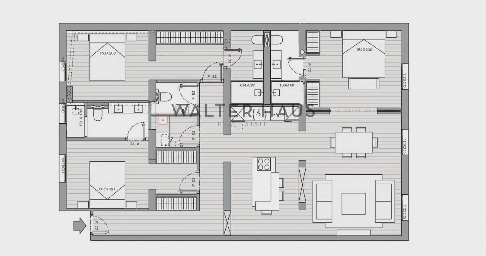 3 sovrum Lägenhet till salu i Madrid stad - 2 800 000 € (Ref: 9047096)