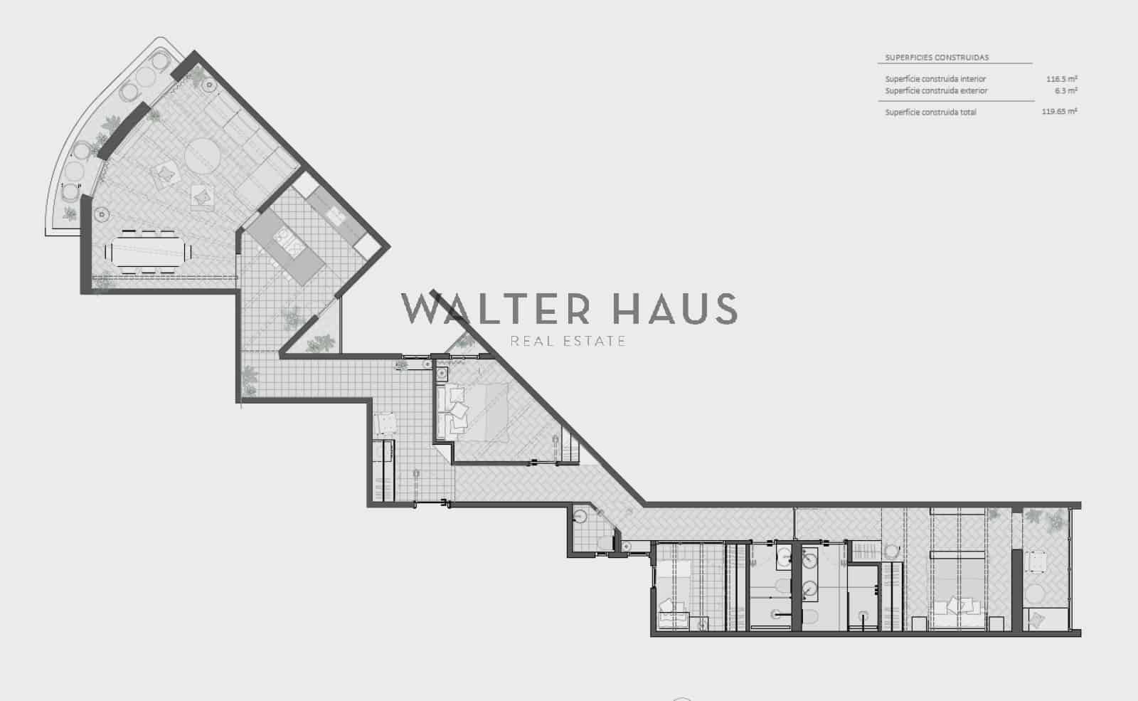 3 soveværelse Lejlighed til salg i Barcelona by - € 1.190.000 (Ref: 9058248)