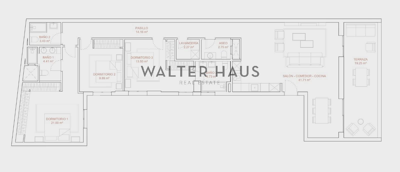 3 slaapkamer Penthouse te koop in Madrid stad met zwembad - € 2.385.000 (Ref: 9058352)