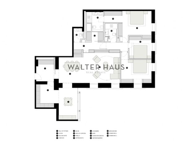 3 soveværelse Lejlighed til salg i Recoletos, Madrid by - € 5.450.000 (Ref: 9079721)