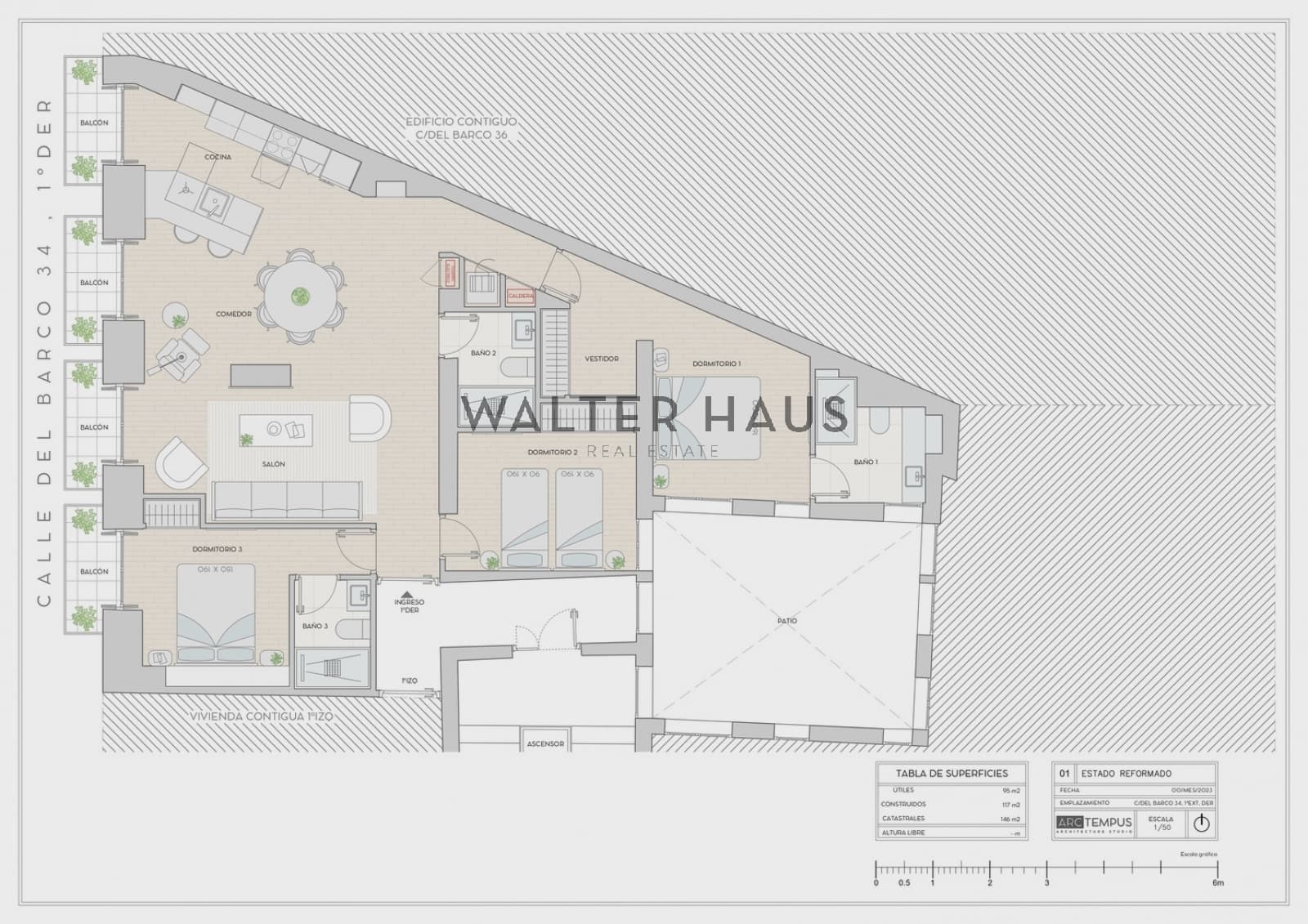 3 soveværelse Lejlighed til salg i Madrid by med swimmingpool - € 1.269.000 (Ref: 9082812)